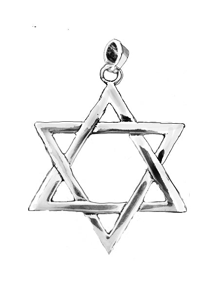 Large, Hanukkah Bush Polished Silvertone Star Of David With Hanger Attached.. 3 3/4 Inches High X 2 1/2 Inches. What A Great Gift For Yourself Or Someone Special. Hand Made In The USA By Veterans,©2025 