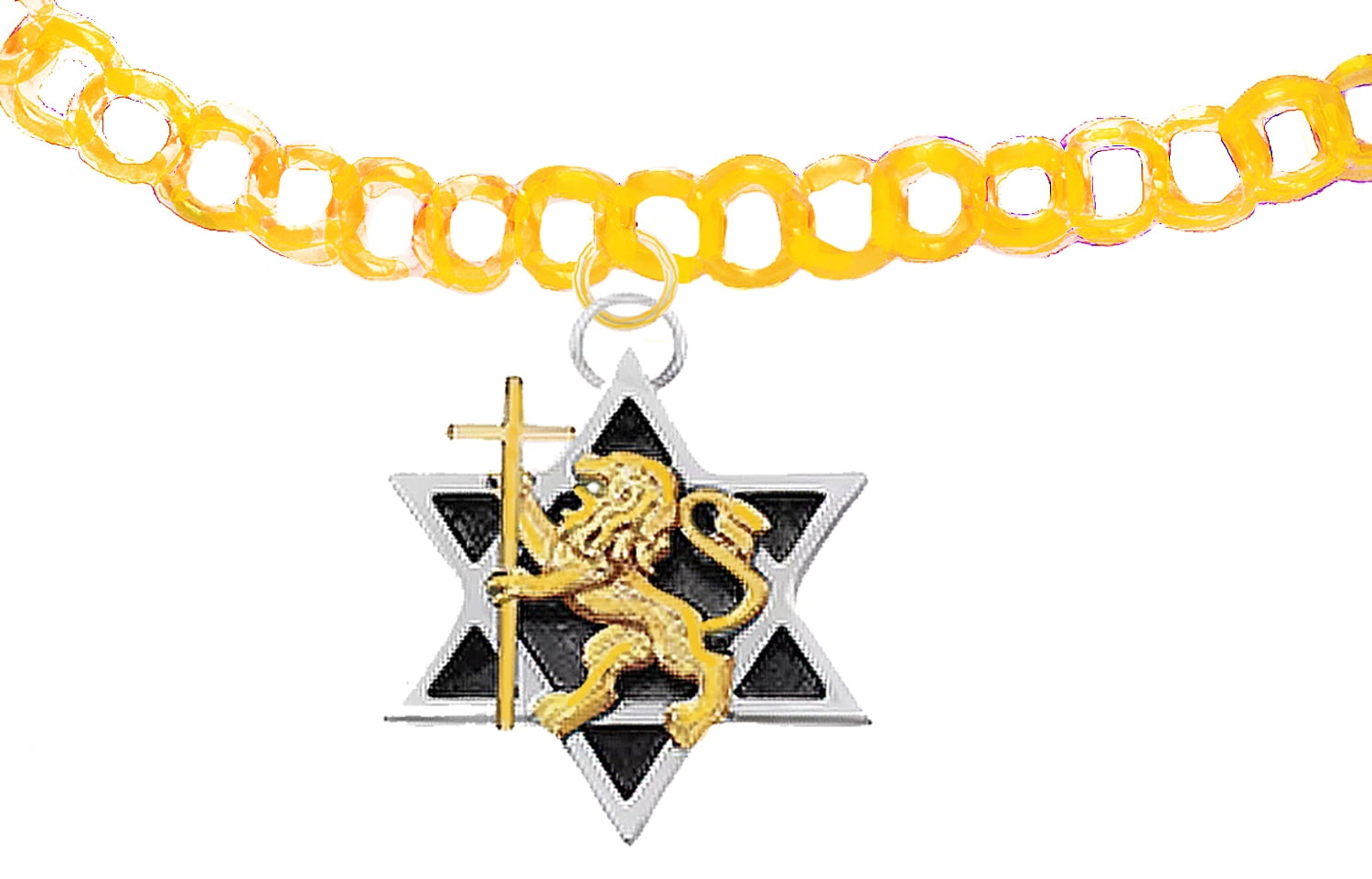 Messianic Yeshua Lion Of Judah, 14KT Goldtone Star Of David On A  Adjustable 14KT Goldtone Rolo Chain  Bracelet. Wil Fit Everyone. What A Great Gift For Yourself, A Friend, Or Family Member.©2024