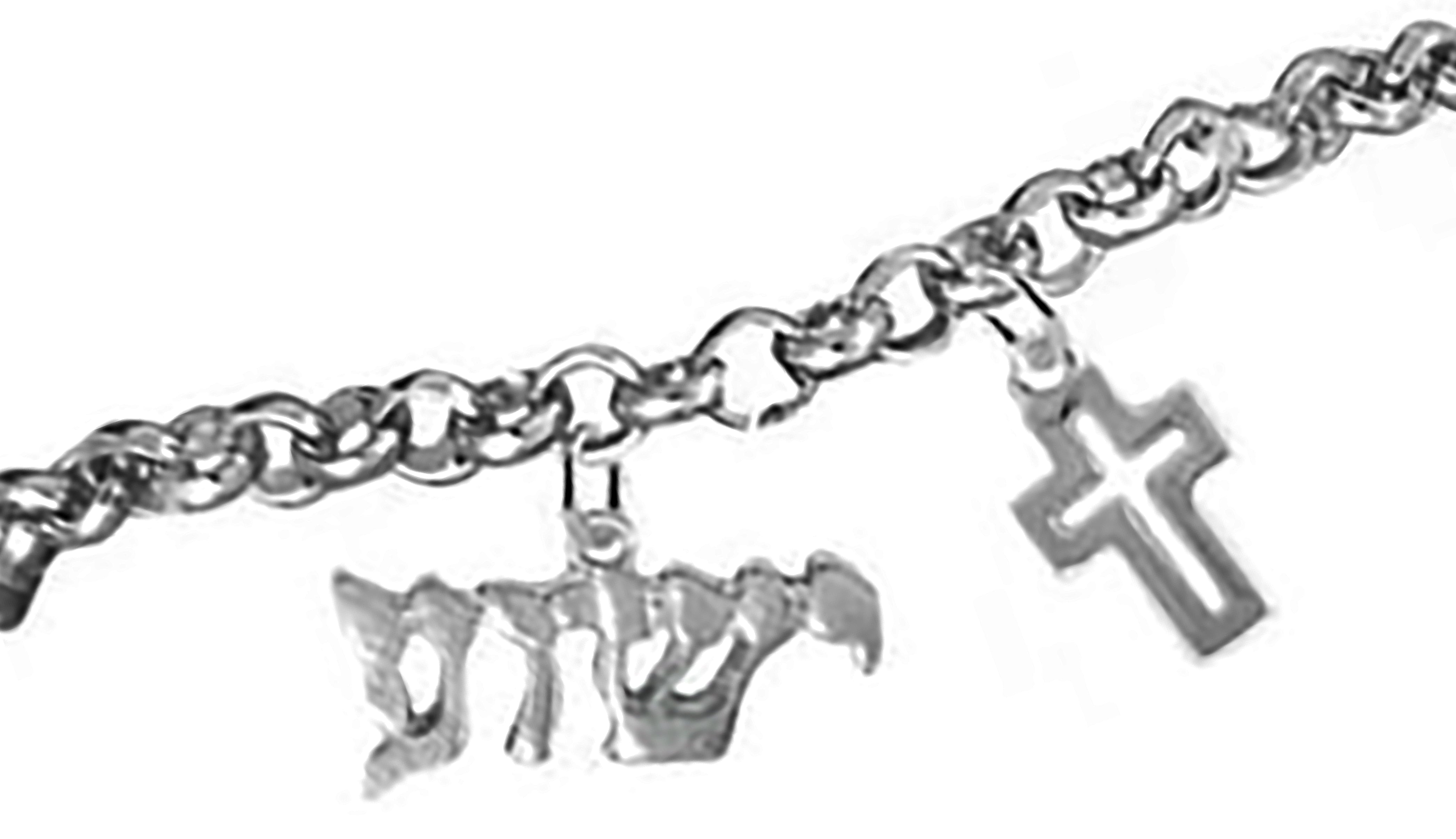 Messianic, Christian Yeshua (Jesus in Hebrew) Named By An Angel Of God, With A Beautiful Open Cross-Hypoallergenic, Adjustable Bracelet, Safe-Nickel, Lead , And Cadmium Free ©2016