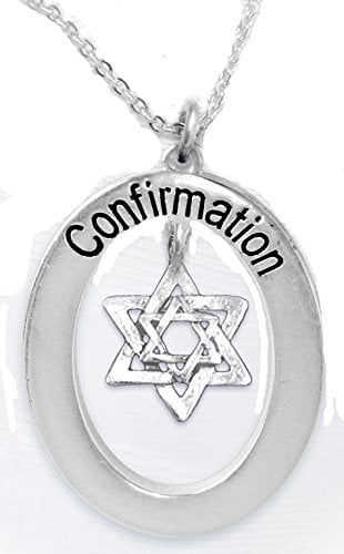 Jewish Jewelry, The Perfect Gift Jewish Confirmation, Double Star Of David On A Beautiful,  Adjustable, Silvertone Cable Chain Necklace, Hypoallergenic-Safe, No Nickel, Lead, Or Cadmium  in The Metal