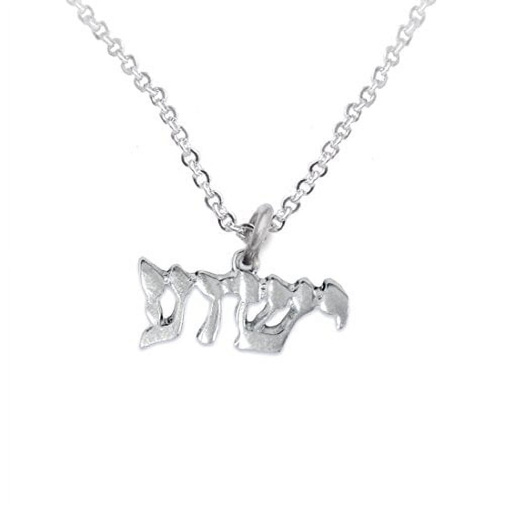 Messianic Jewelry, Yeshua (Jesus in Hebrew) Named By An Angel Of God, Hypoallergenic Adjustable Necklace, Safe-No Nickel, Lead, Or Cadmium In The Metal. Great Gift For Friend Or Family.  ©2015